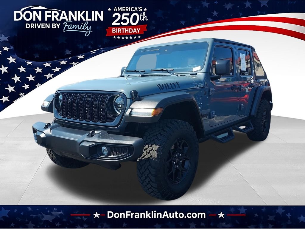 Certified Used 2024 Gray Jeep Sport image 1