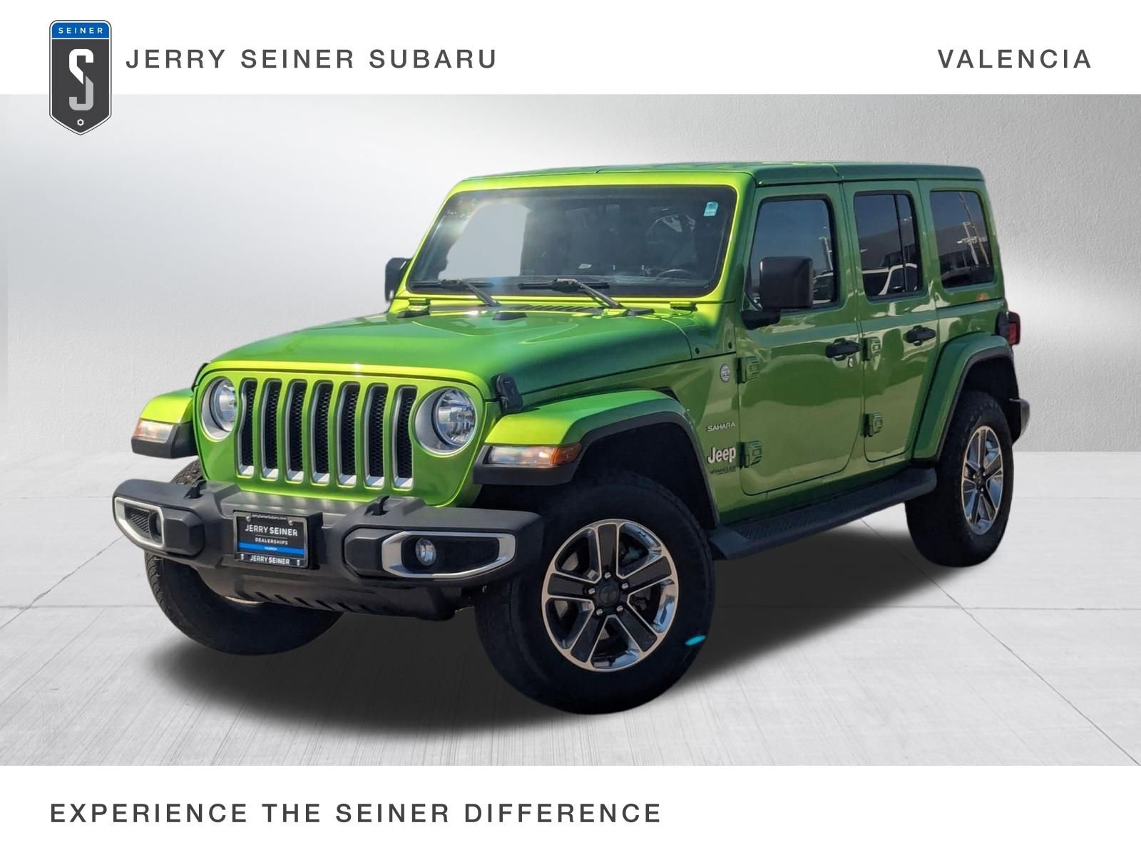 Certified Used 2019 Mojito! Clearcoat Jeep Sahara image 1