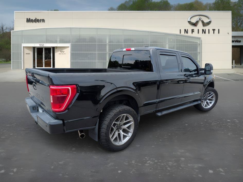 Used 2022 Black Metallic Ford XLT image 4
