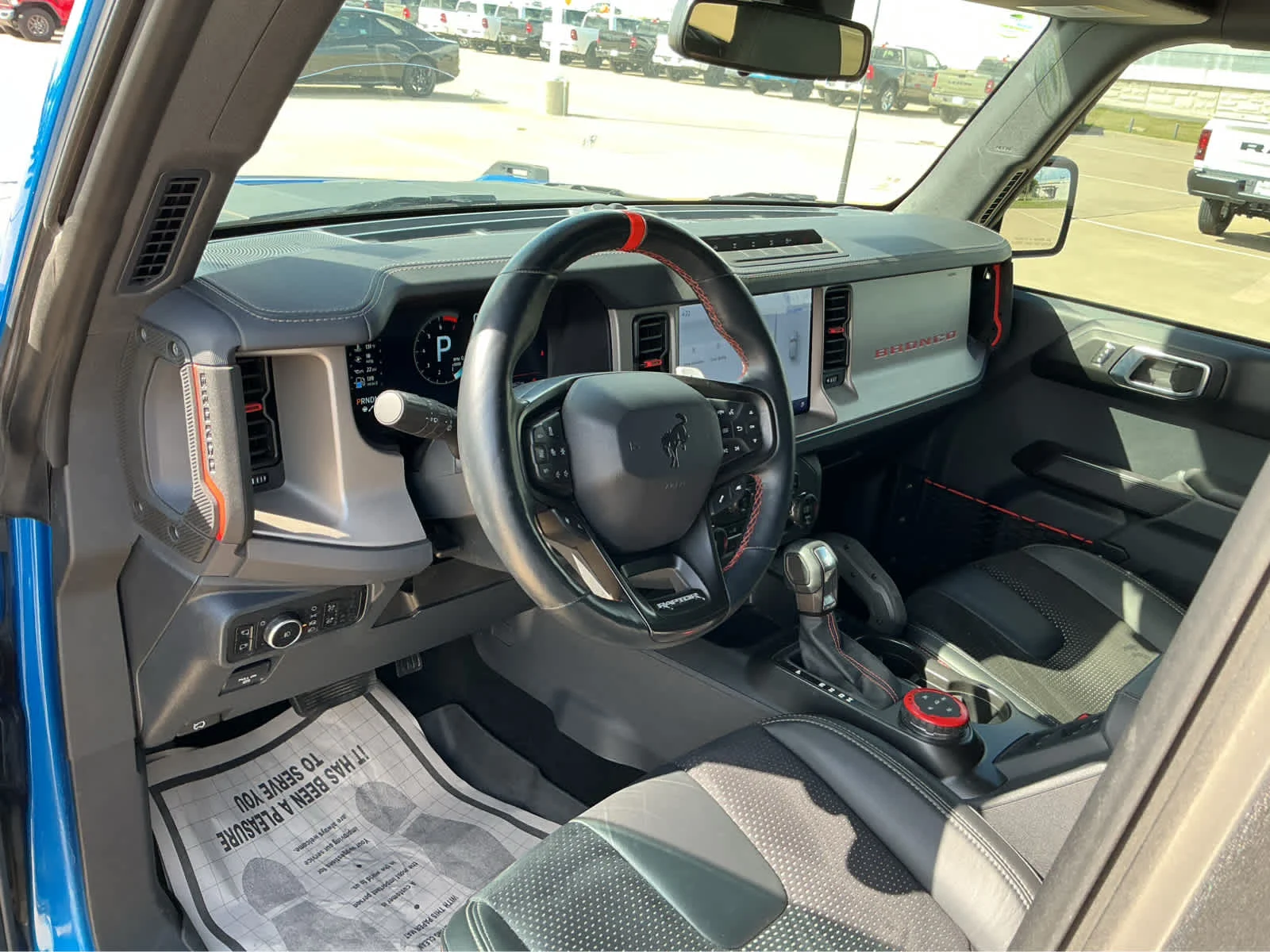 Used 2024 Velocity Blue Metallic Ford Raptor image 13