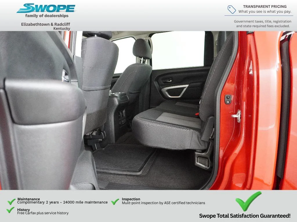 Used 2021 Red Alert Nissan SV image 16