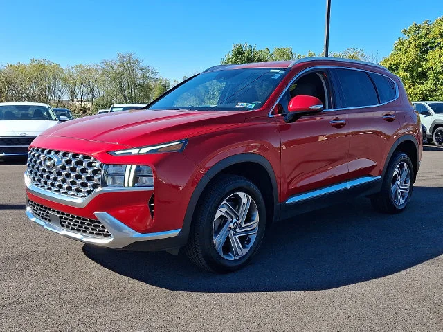 Used 2021 Red Hyundai SEL image 3