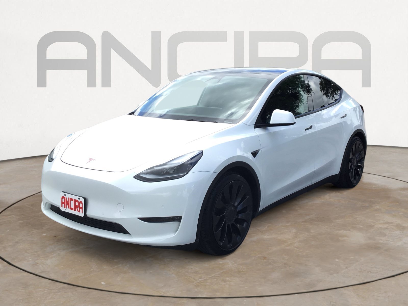 Used 2022 Pearl White Multi-Coat Tesla Performance image 8