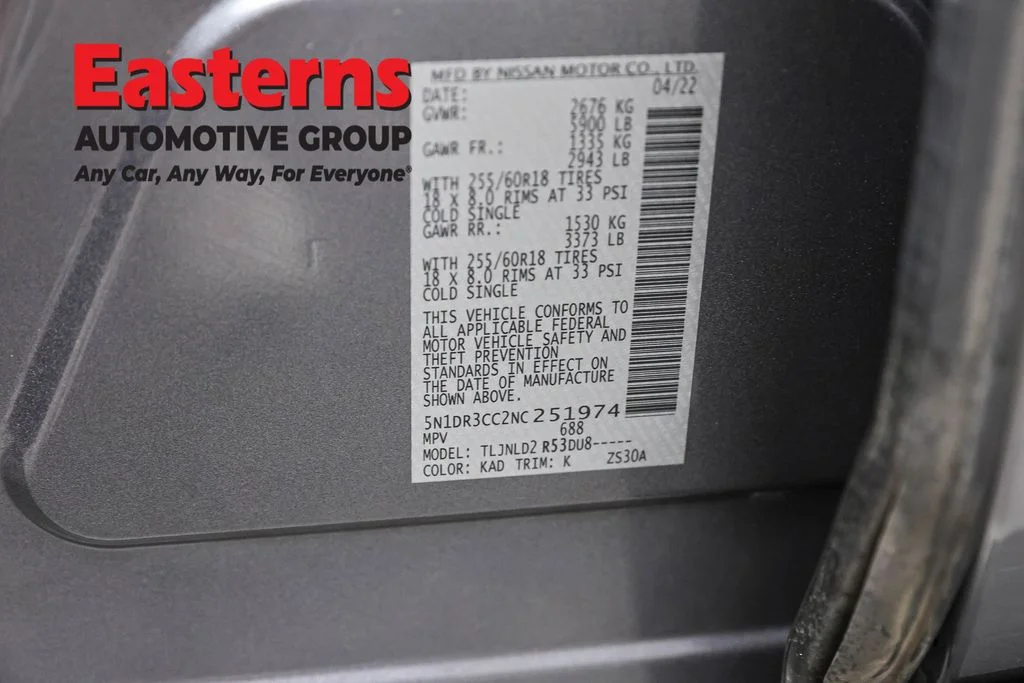 Used 2022 Gray Nissan SL image 36