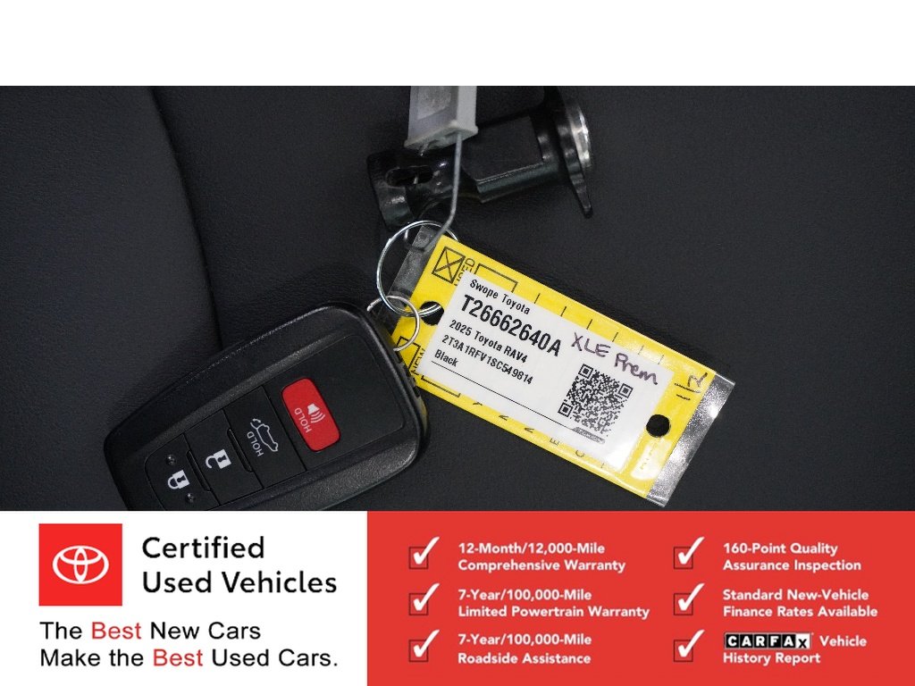 Certified Used 2025 Midnight Black Metallic Toyota XLE Premium image 30