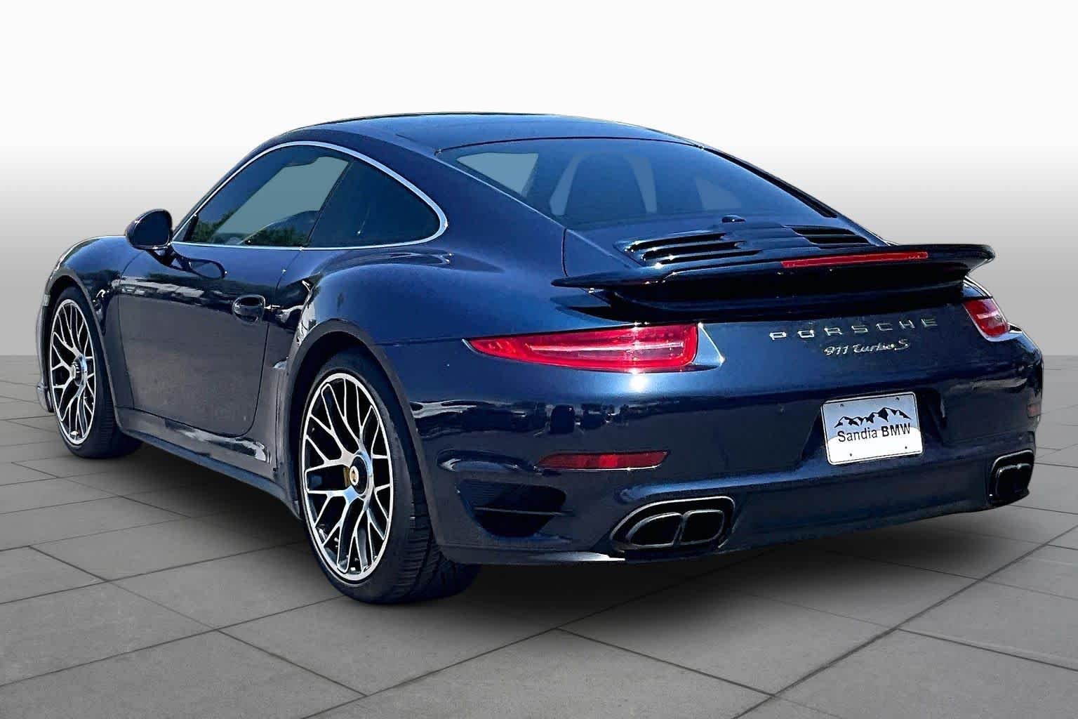 Used 2014 Dark Blue Metallic Porsche Turbo S image 8