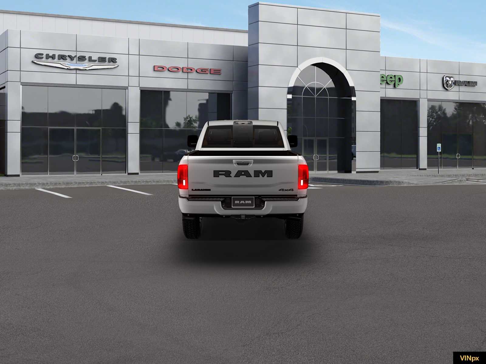 New 2026 Bright White Clear-Coat Exterior Paint RAM Laramie image 5