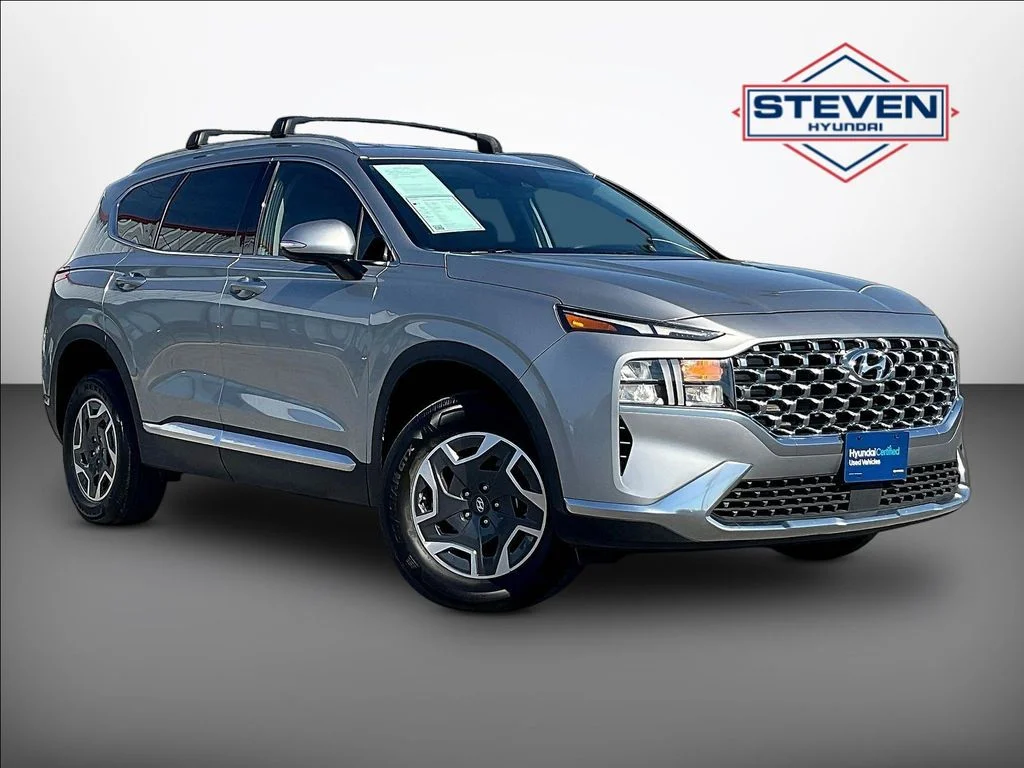 Certified Used 2023 Silver Hyundai Blue image 1