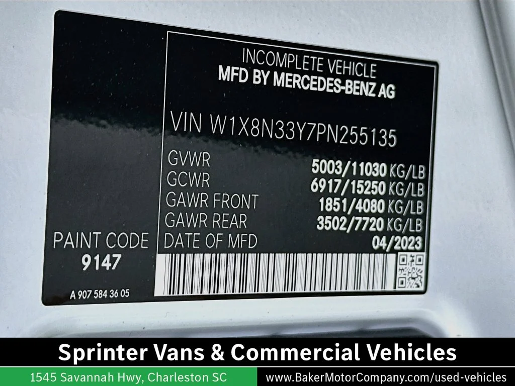 Used 2023 Arctic White Mercedes-Benz Cab Chassis 170 WB image 29
