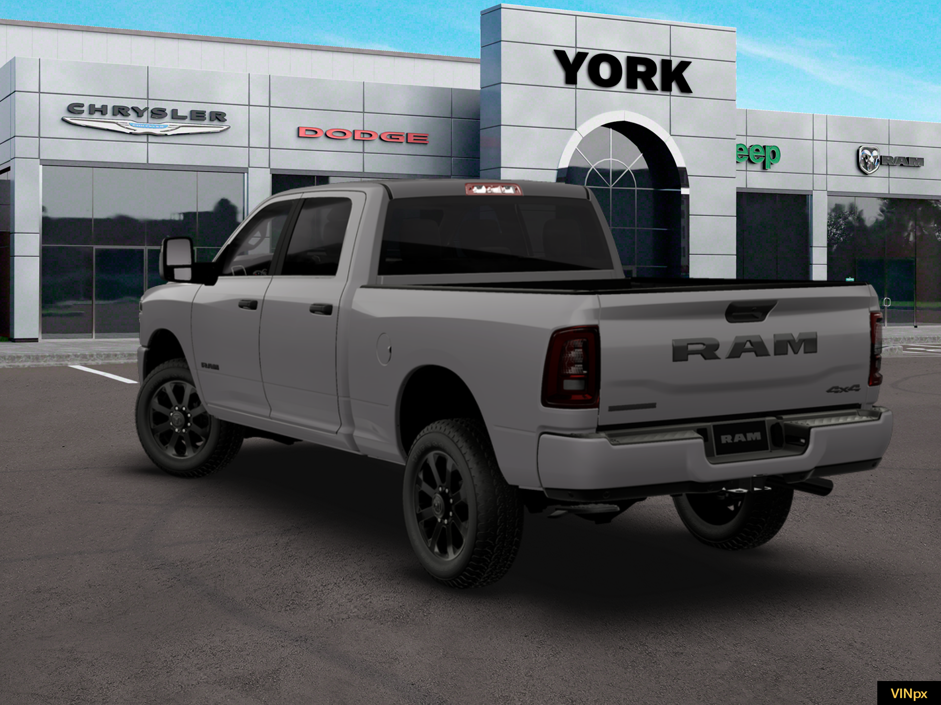 New 2026 Ceramic Gray Clear-Coat Exterior Paint RAM BIG HORN image 17