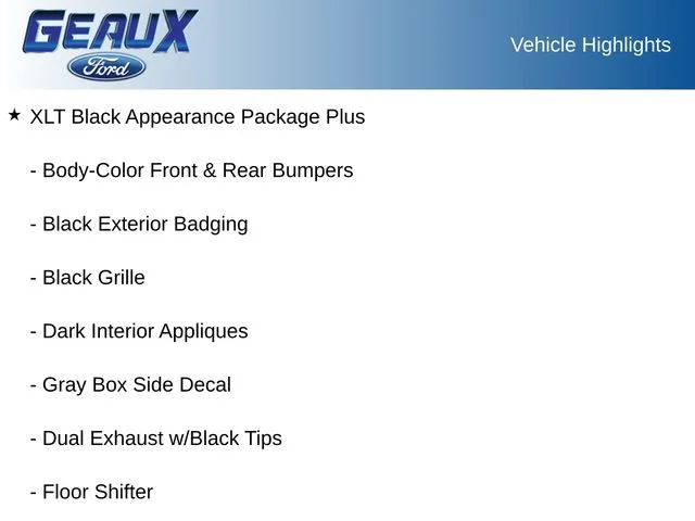 Used 2025 Agate Black Metallic Ford XLT image 15