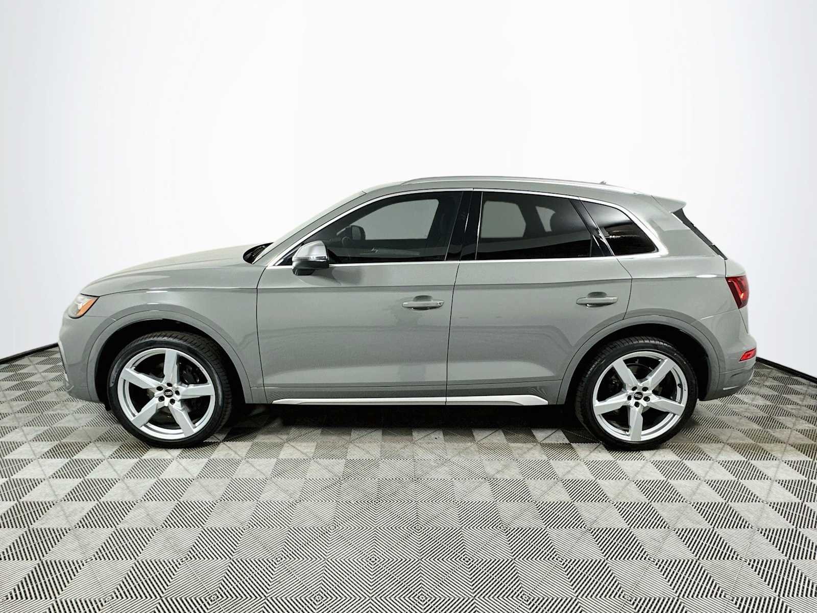 Used 2021 Quantum Gray Audi Premium Plus image 4