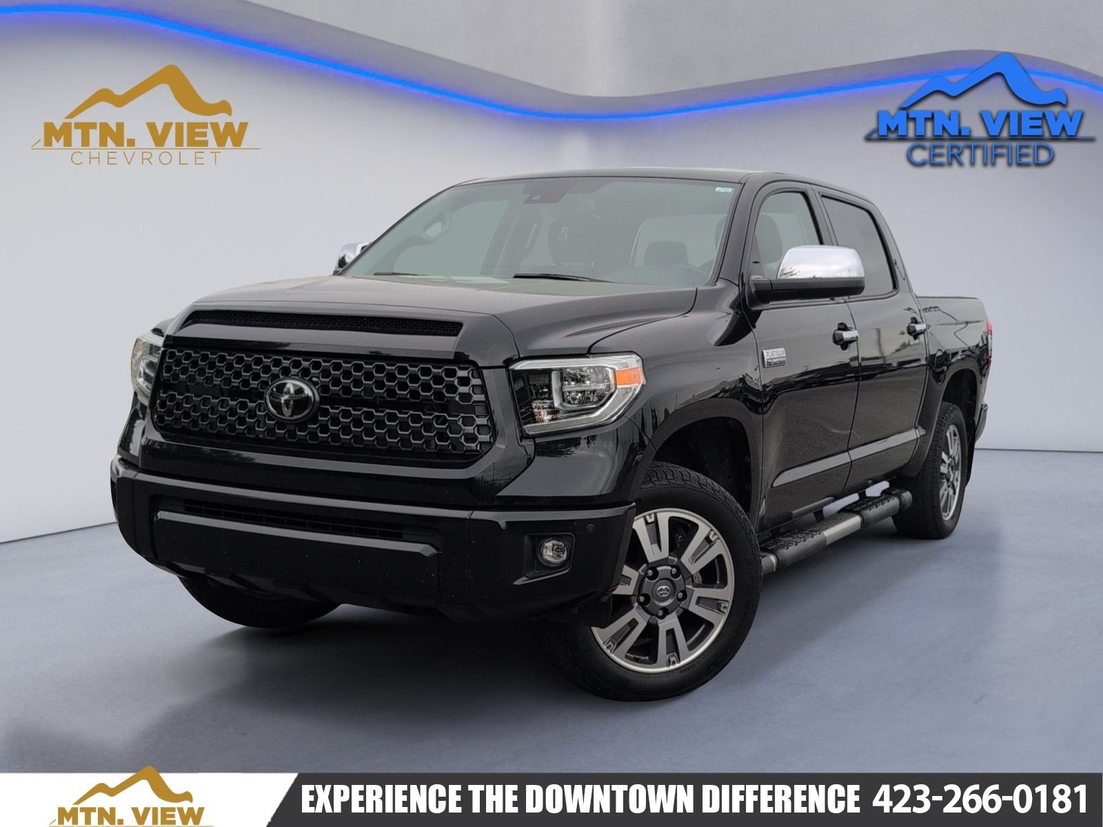 Black 2021 Toyota Tundra Pickup Truck Four-Wheel Drive