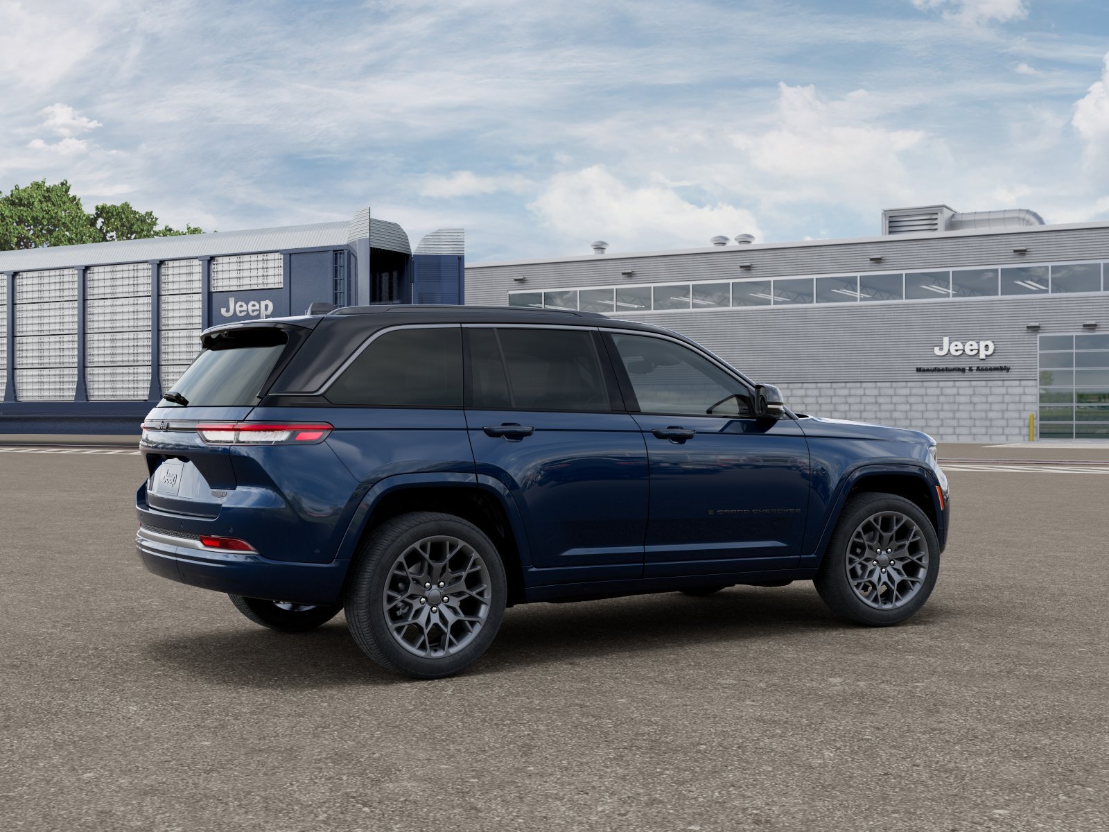 New 2026 Fathom Blue Pearl-Coat Exterior Paint Jeep Summit image 2