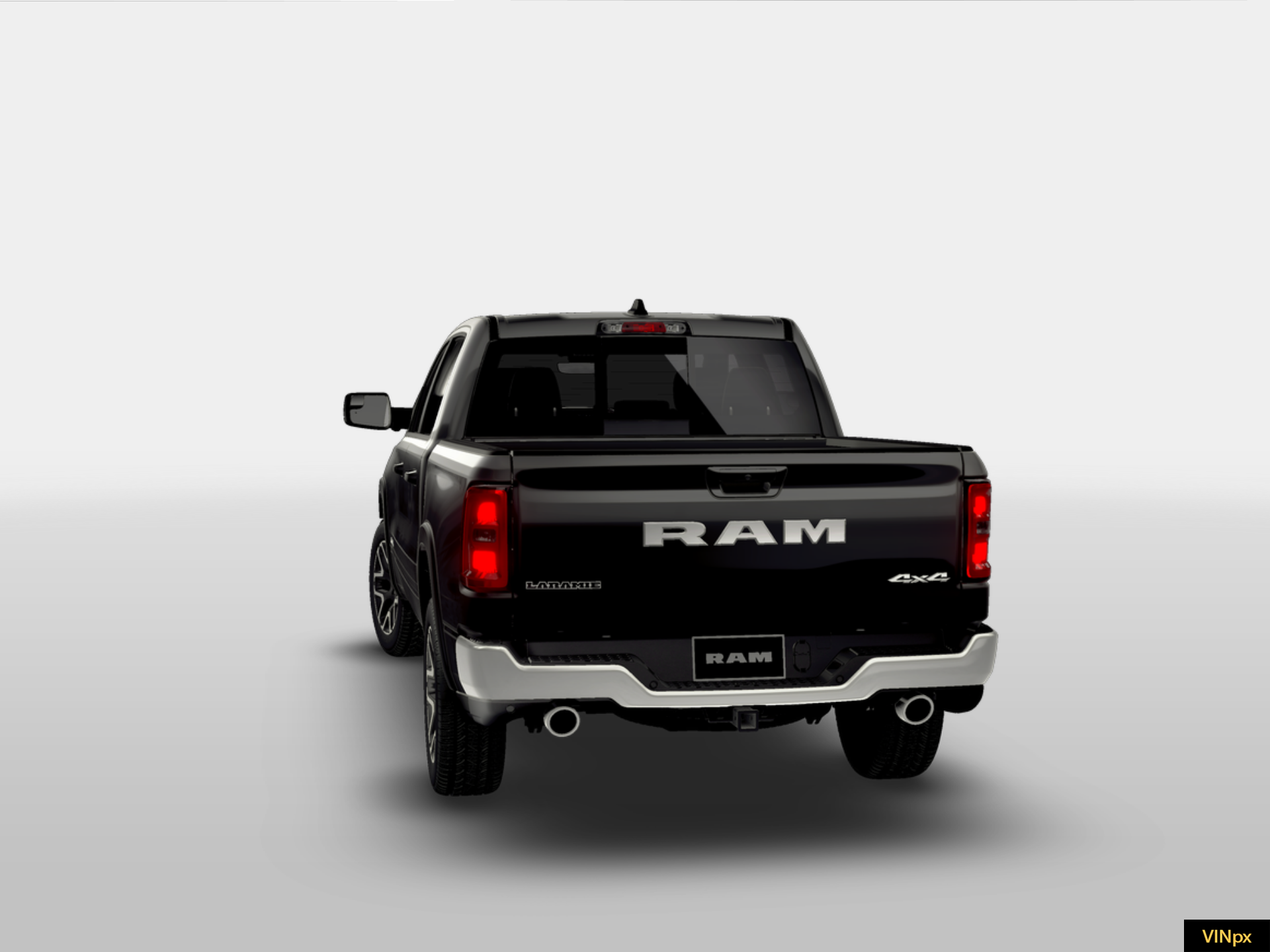 New 2026 Diamond Black Crystal Pearl-Coat Exterior Paint RAM LARAMIE image 13