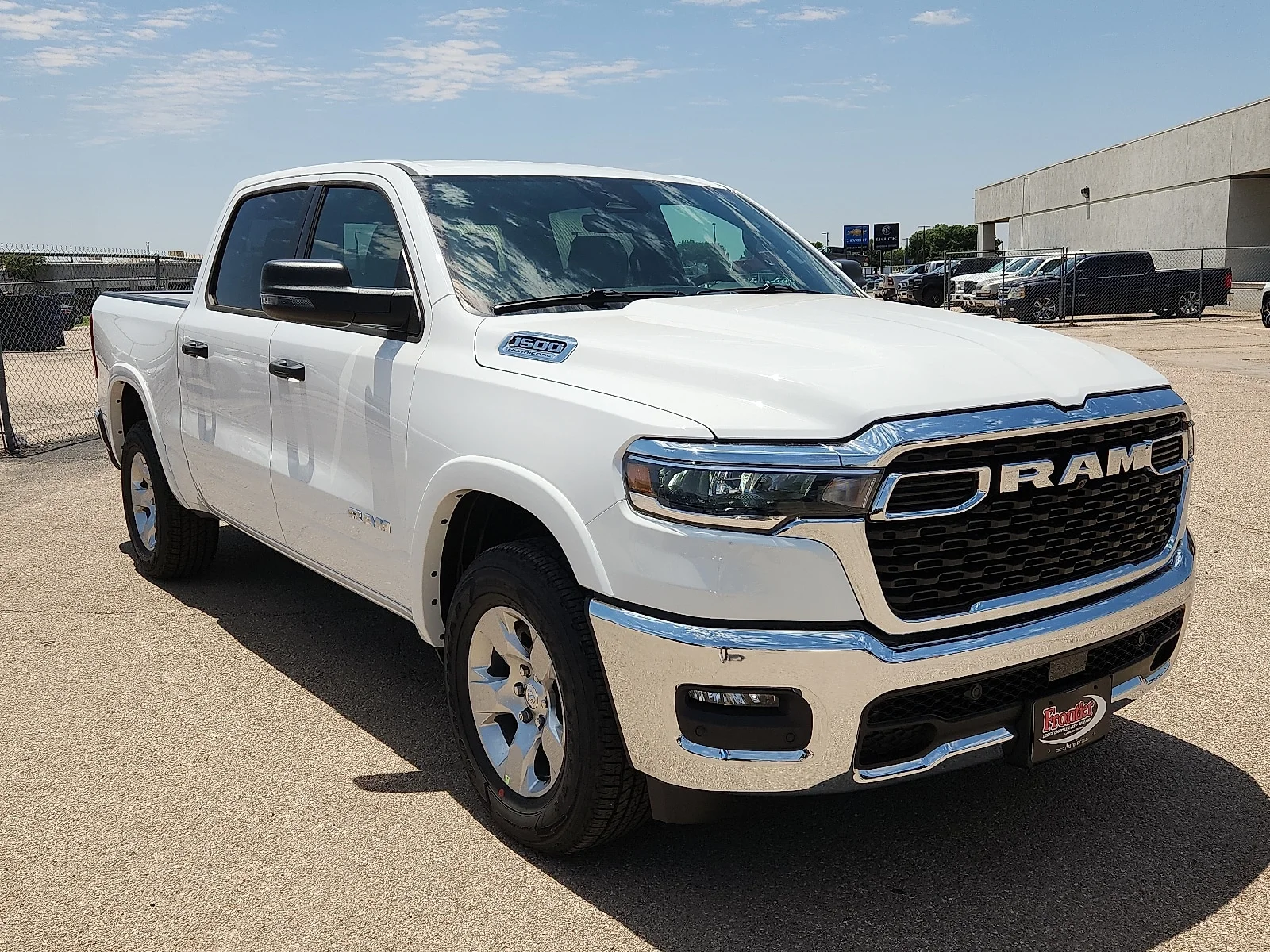 New 2026 Bright White Clear-Coat  Paint Ram LONE STAR CREW CAB 4X2 5