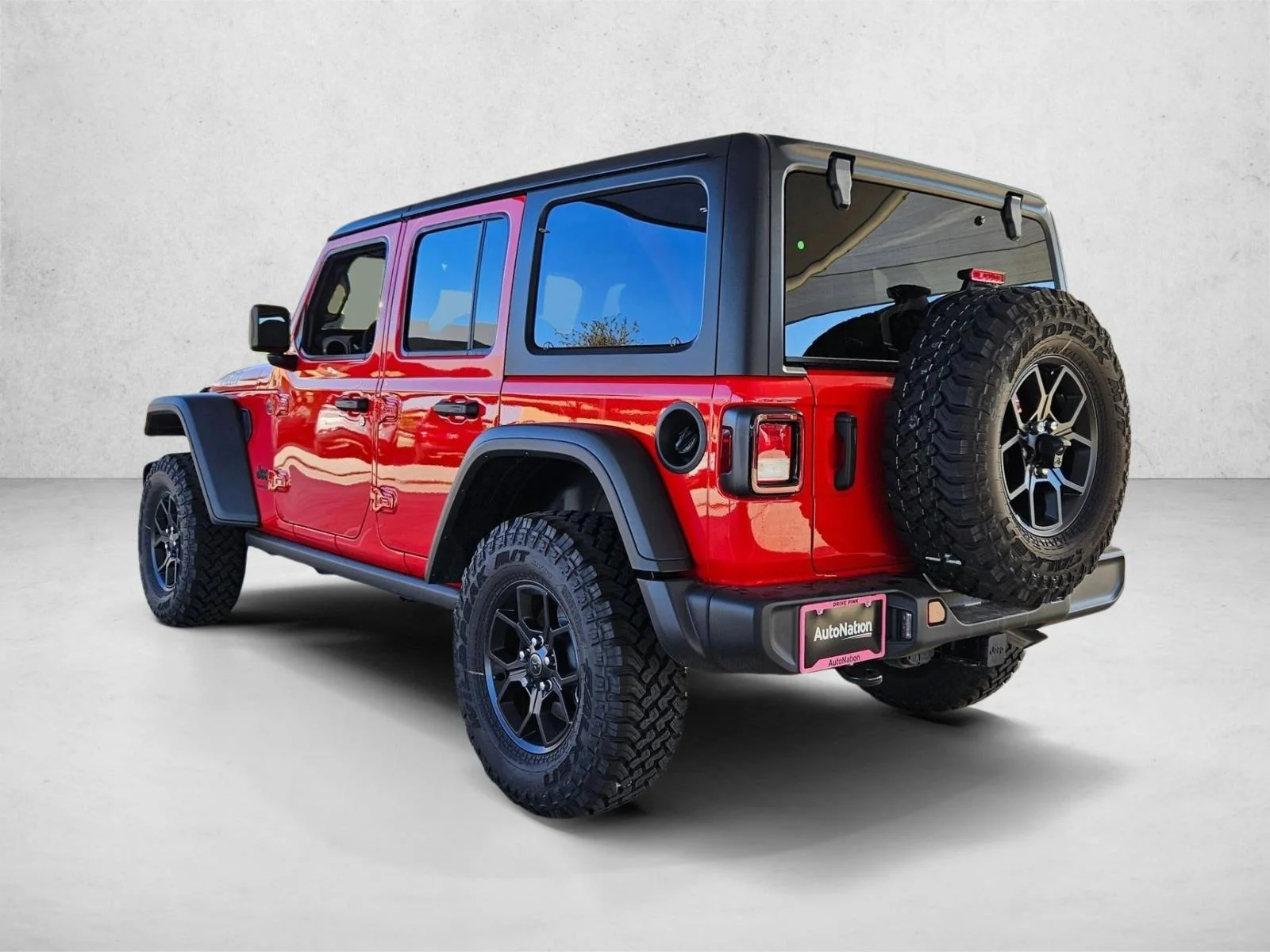 New 2026 Firecracker Red Clear-Coat Exterior Paint Jeep Willys image 9