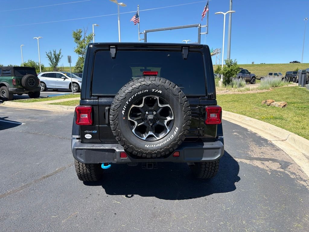 Used 2021 Black Jeep Unlimited Rubicon 4xe image 6