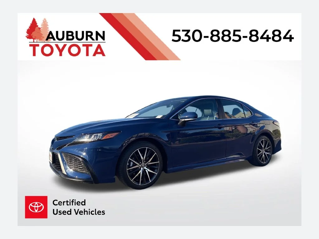 Certified Used 2023 Reservoir Blue Toyota SE image 1