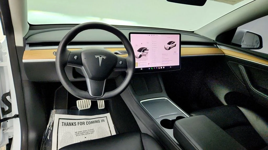 Used 2023 Pearl White Multi-Coat Tesla Performance AWD image 12