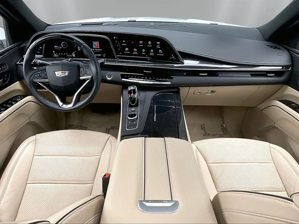Used 2024 Crystal White Tricoat Cadillac Premium Luxury image 7