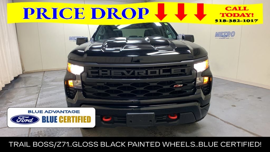 Certified Used 2024 Black Chevrolet Custom Trail Boss image 8