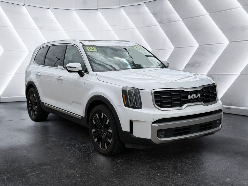 White 2024 Kia Telluride SUV / Crossover All-Wheel Drive 8-Speed Automatic