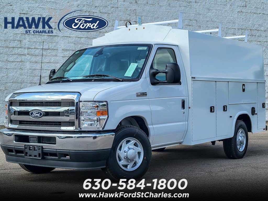 New 2027 Oxford White Ford E-350 SRW image 1