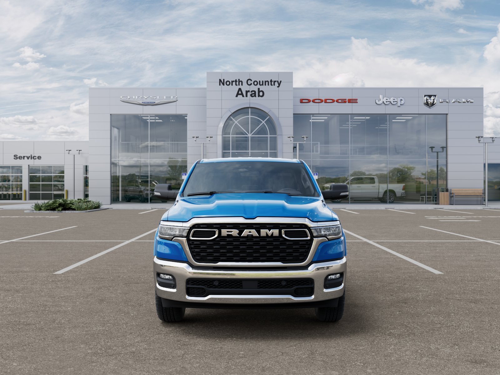 New 2026 Hydro Blue Pearl-Coat Exterior Paint RAM Big Horn/Lone Star image 32