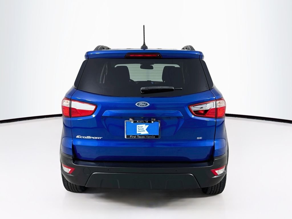 Used 2021 Lightning Blue Metallic Ford SE image 6