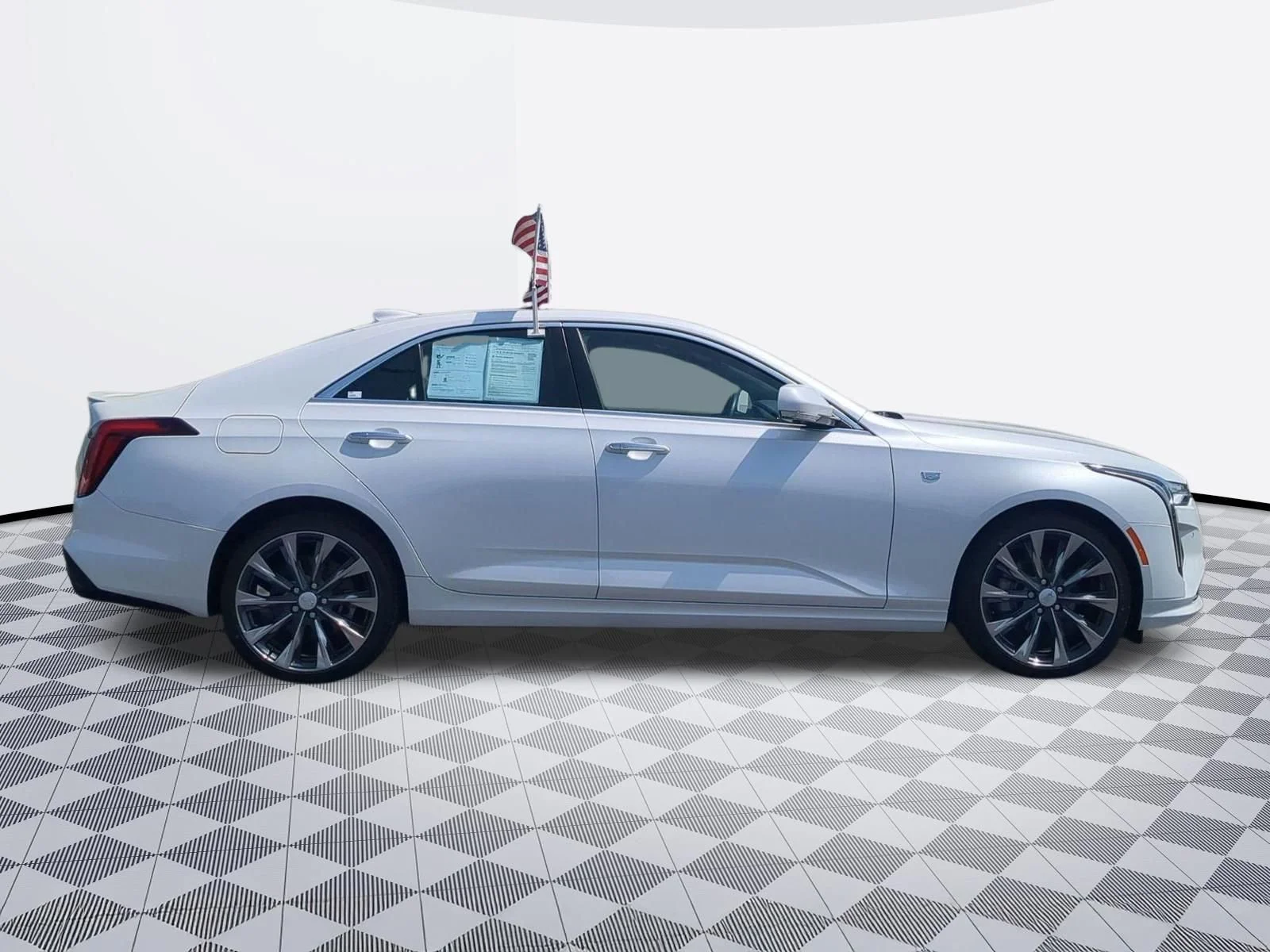 Used 2023 Crystal White Tricoat Cadillac Premium Luxury image 8