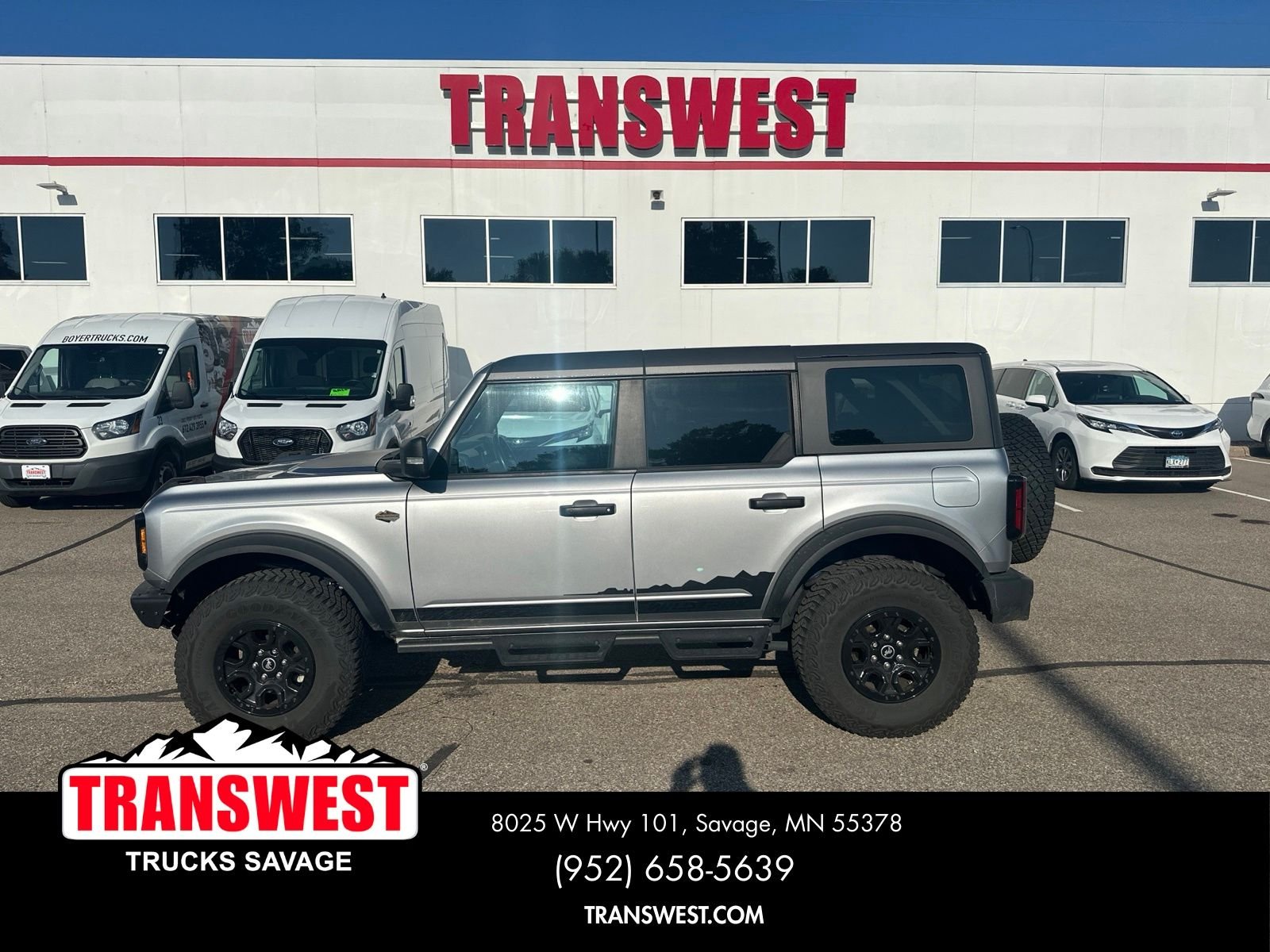 Used 2024 Ford Bronco 4-Door Wildtrak with VIN 1FMEE2BP7RLA67196 for sale in Minneapolis, Minnesota