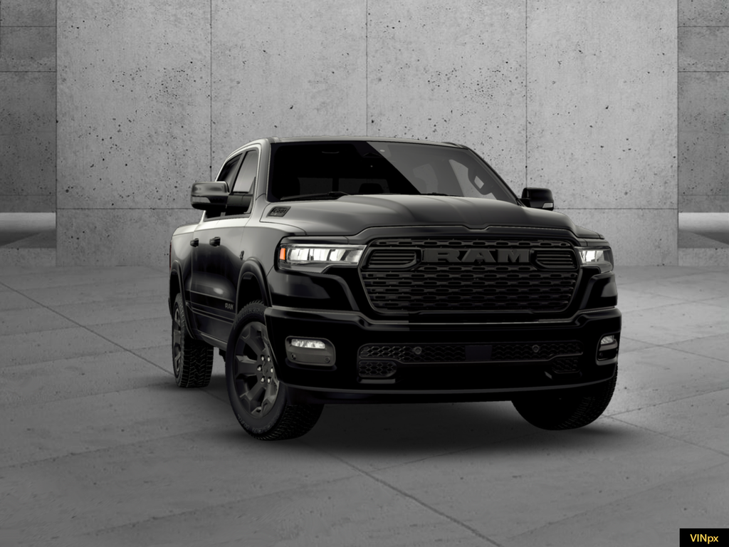 New 2026 Diamond Black Crystal Pearl-Coat Exterior Paint RAM Big Horn/Lone Star image 13