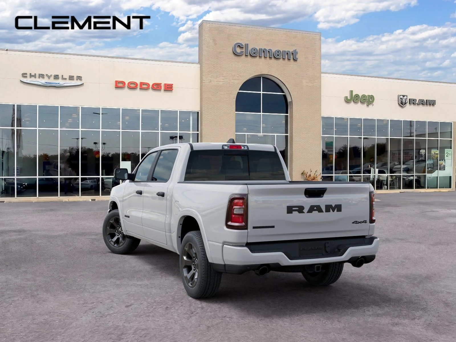 New 2026 Bright White Clear-Coat Exterior Paint RAM Big Horn/Lone Star image 3