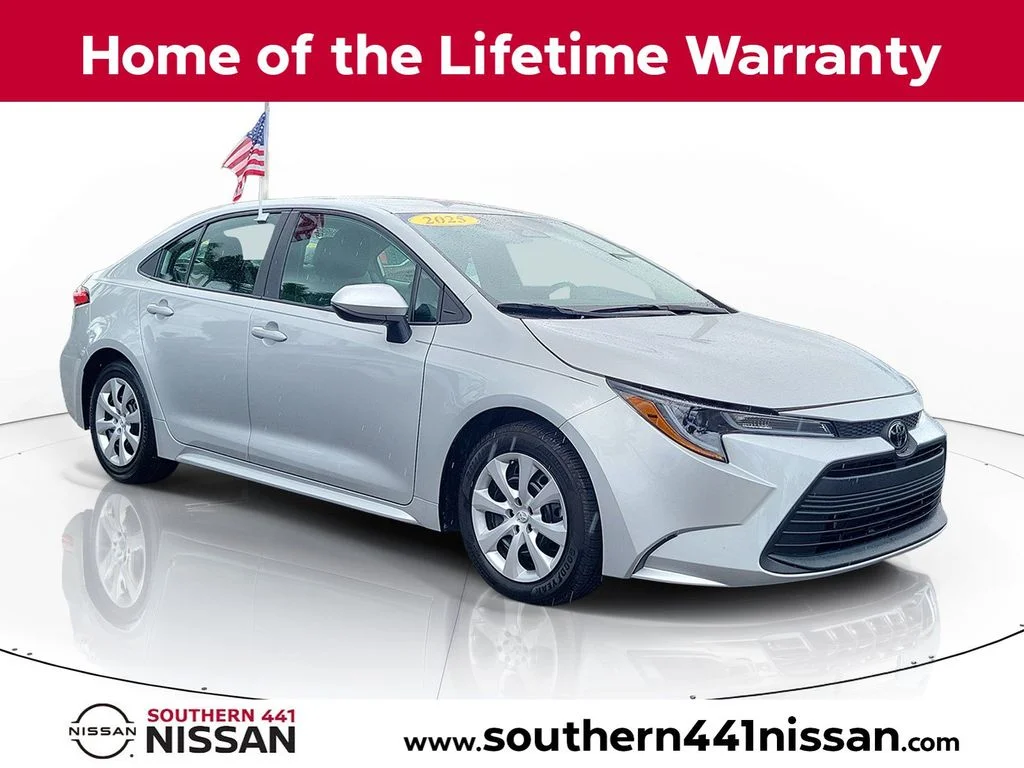 Used 2025 Silver Toyota LE image 1