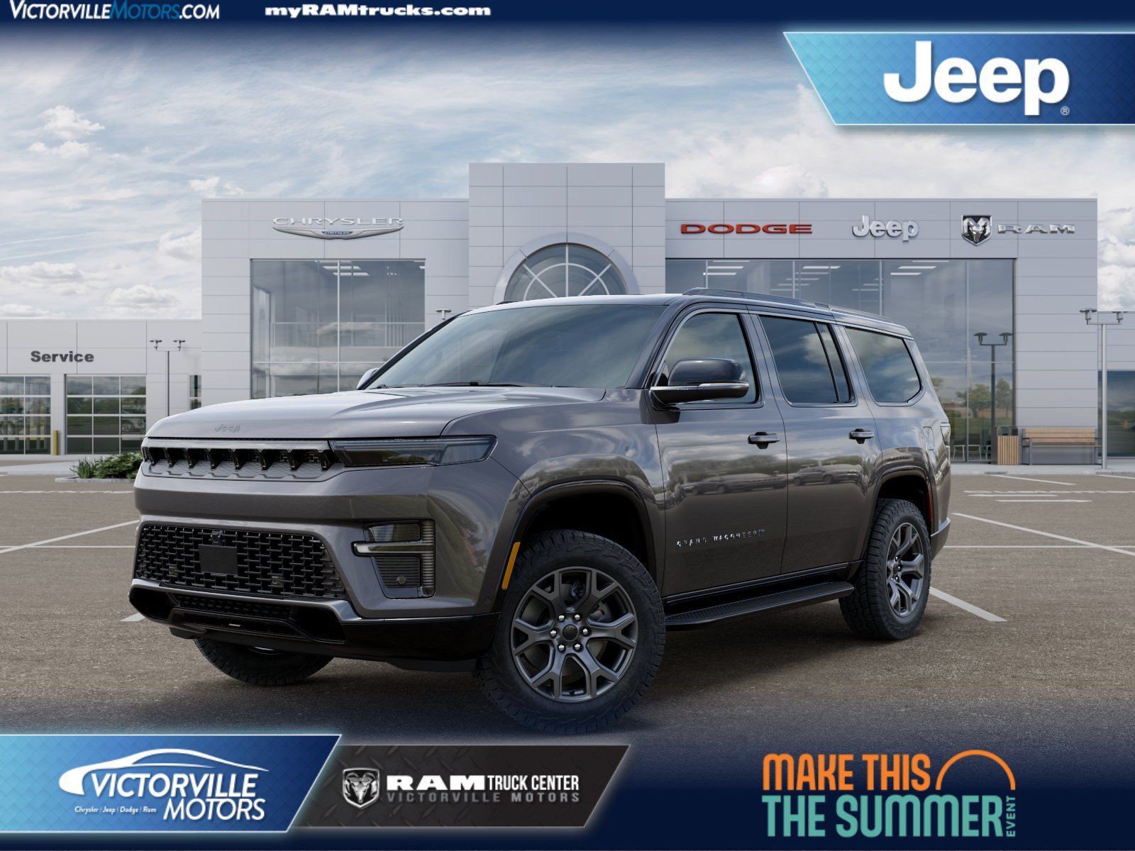New 2026 Baltic-Gray Metallic Clear-Coat Exterior Paint Jeep Upland image 1