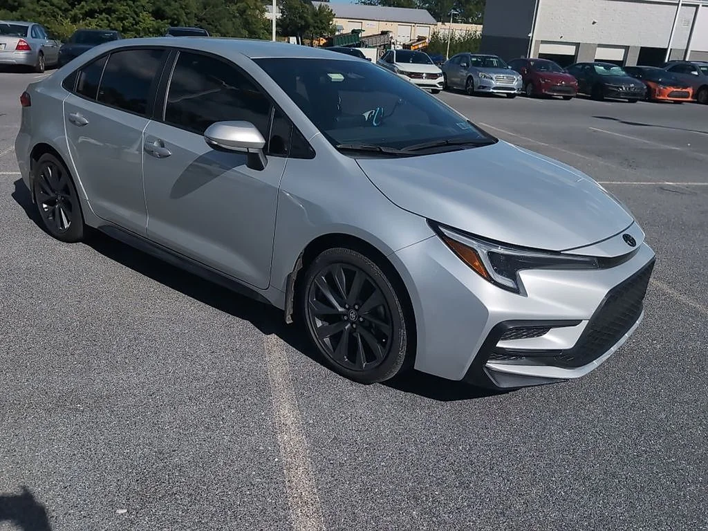 Used 2024 Silver Toyota SE image 2
