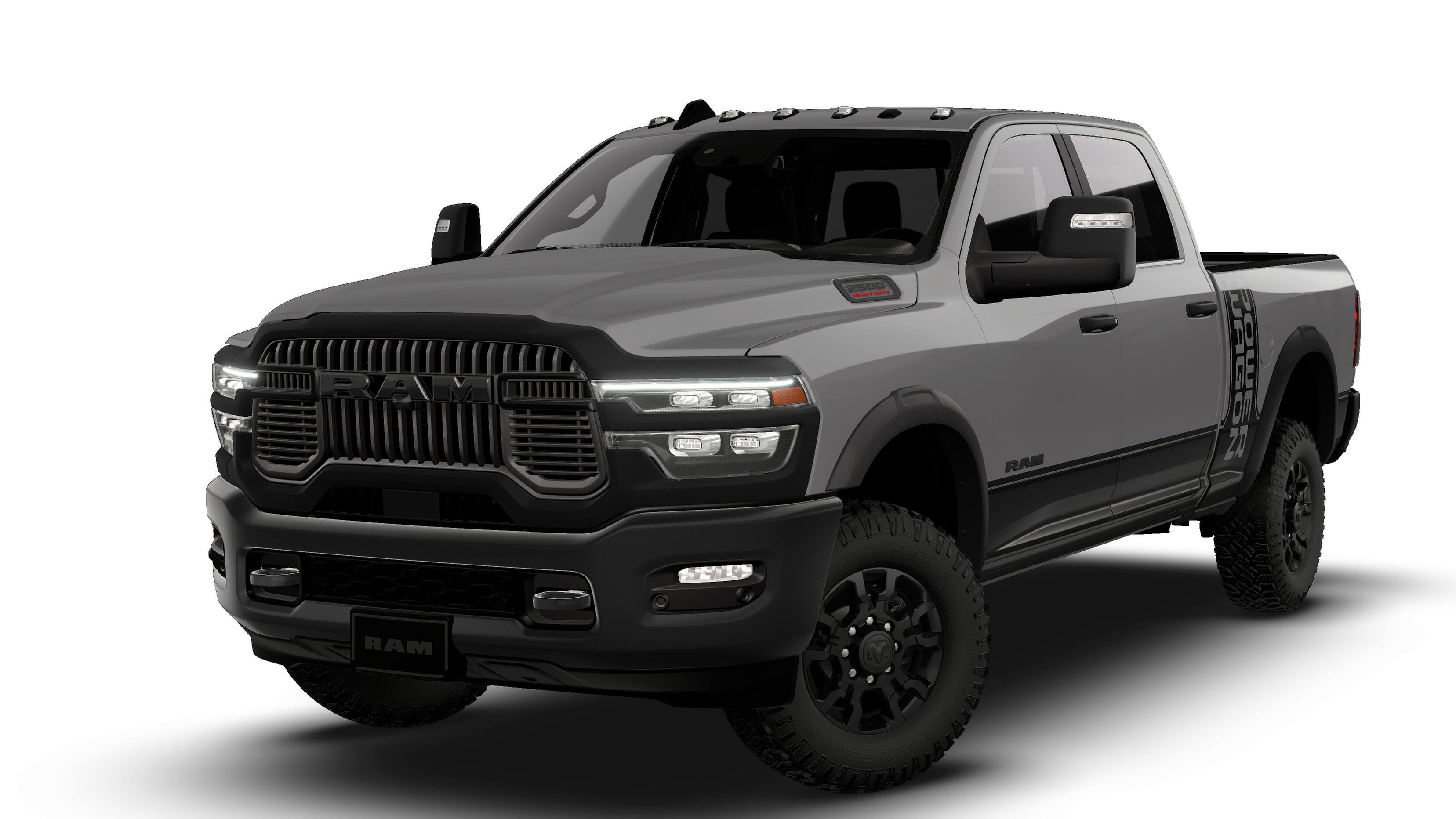 New 2026 Ceramic Gray Clear-Coat Exterior Paint RAM Power Wagon image 1