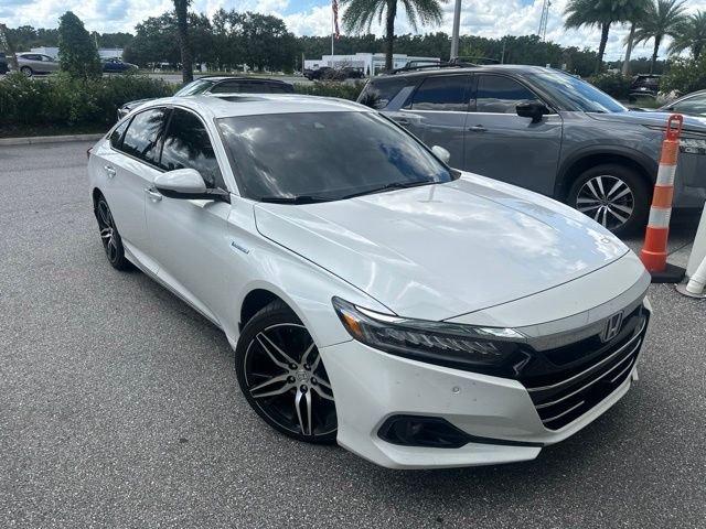 Used 2021 Platinum White Pearl Honda Touring image 2