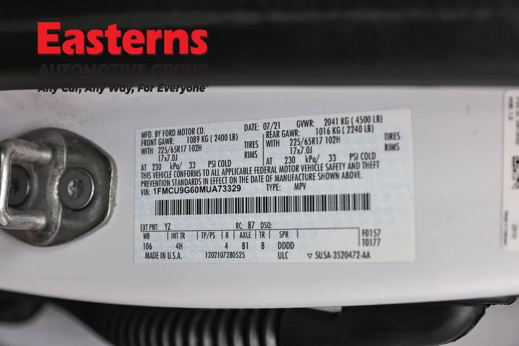 Used 2021 White Ford SE image 34