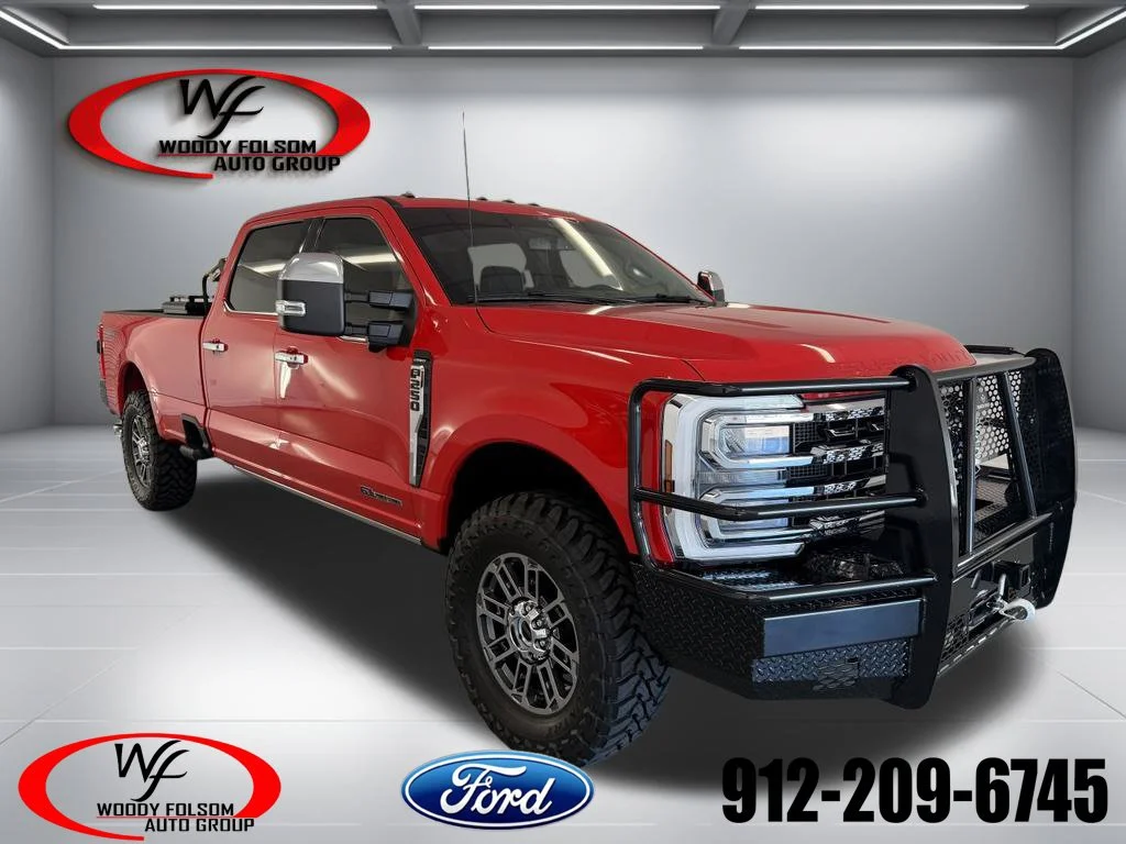 Used 2025 Red Ford Lariat image 1
