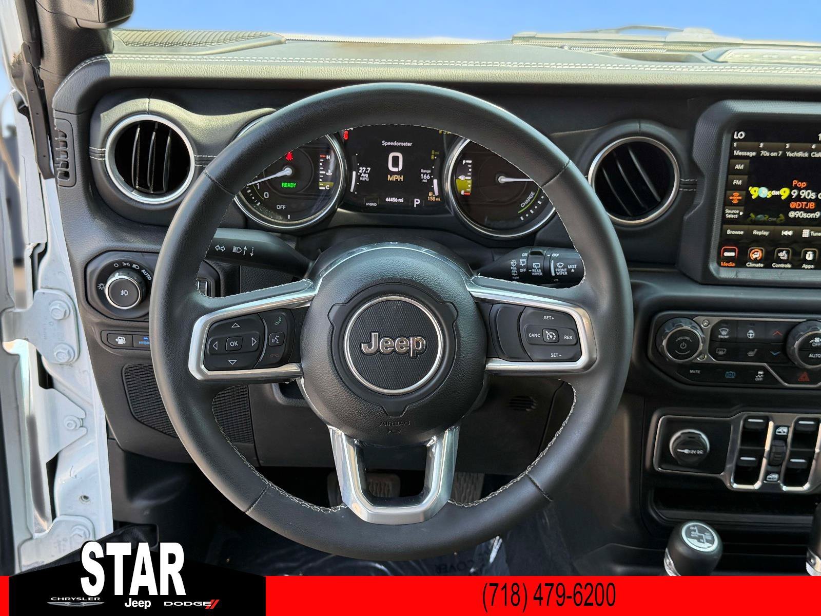 Used 2023 Bright White Clearcoat Jeep Sahara image 15