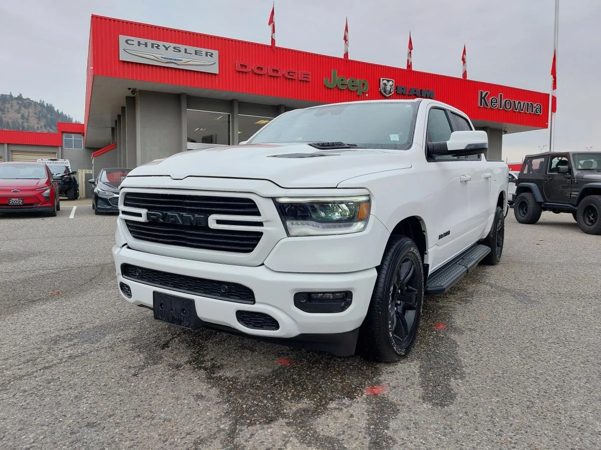 Used 2023 White RAM Sport 4x4 Crew Cab 5