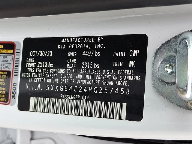 Certified Used 2024 White Kia GT-Line image 28