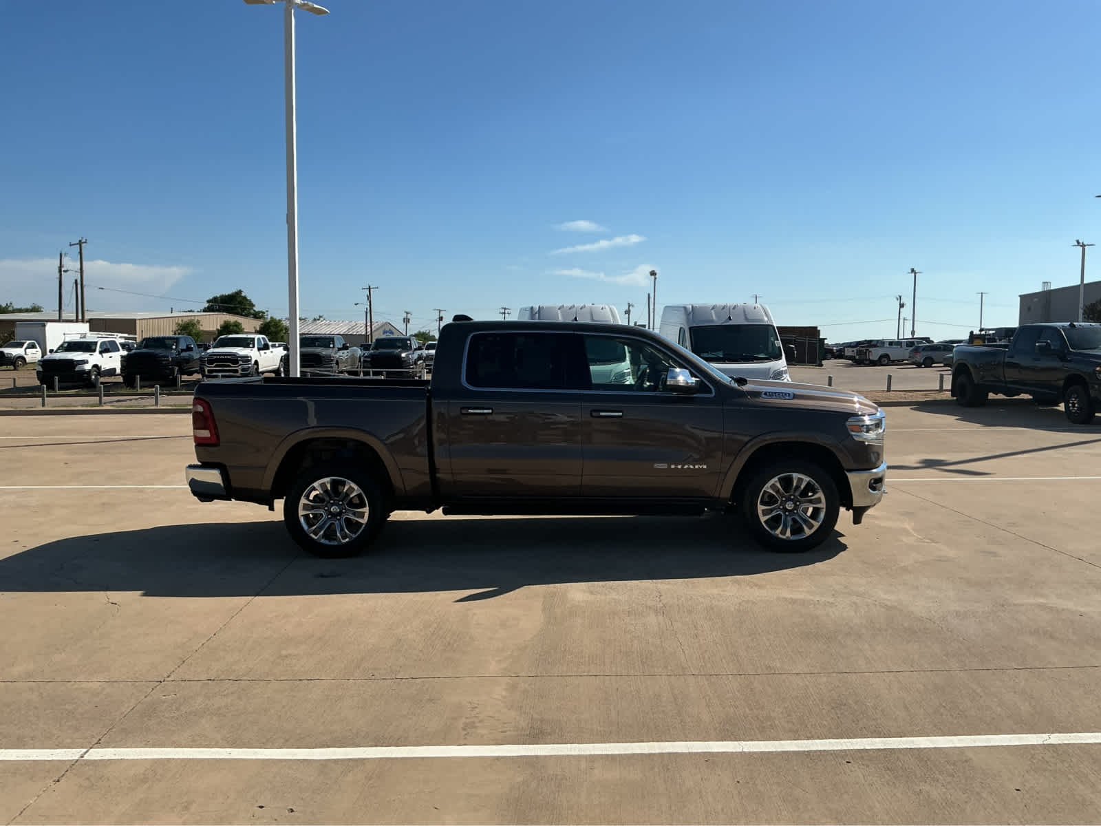 Used 2020 Walnut Brown Metallic Clearcoat Ram Longhorn image 5