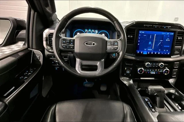 Used 2023 Agate Black Metallic Ford Lariat image 6