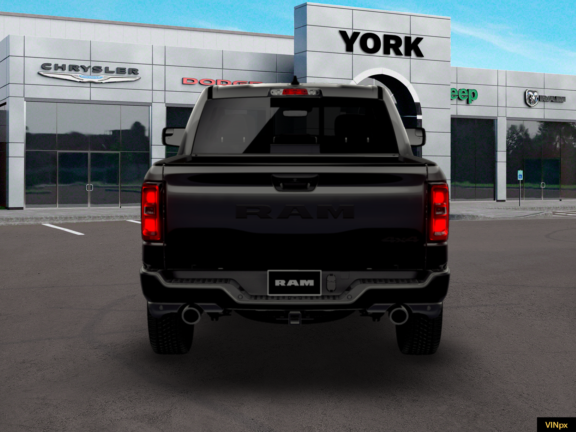 New 2026 Diamond Black Crystal Pearlcoat RAM Express image 6