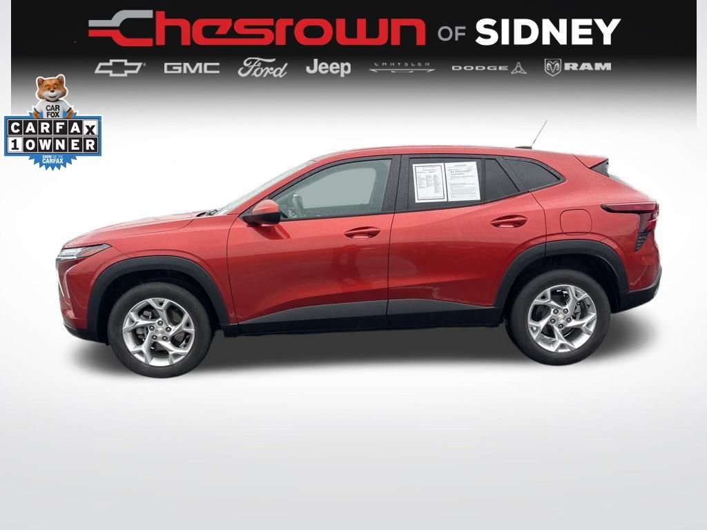 Used 2024 Chevrolet Trax LS with VIN KL77LFE25RC010325 for sale in Sidney, OH