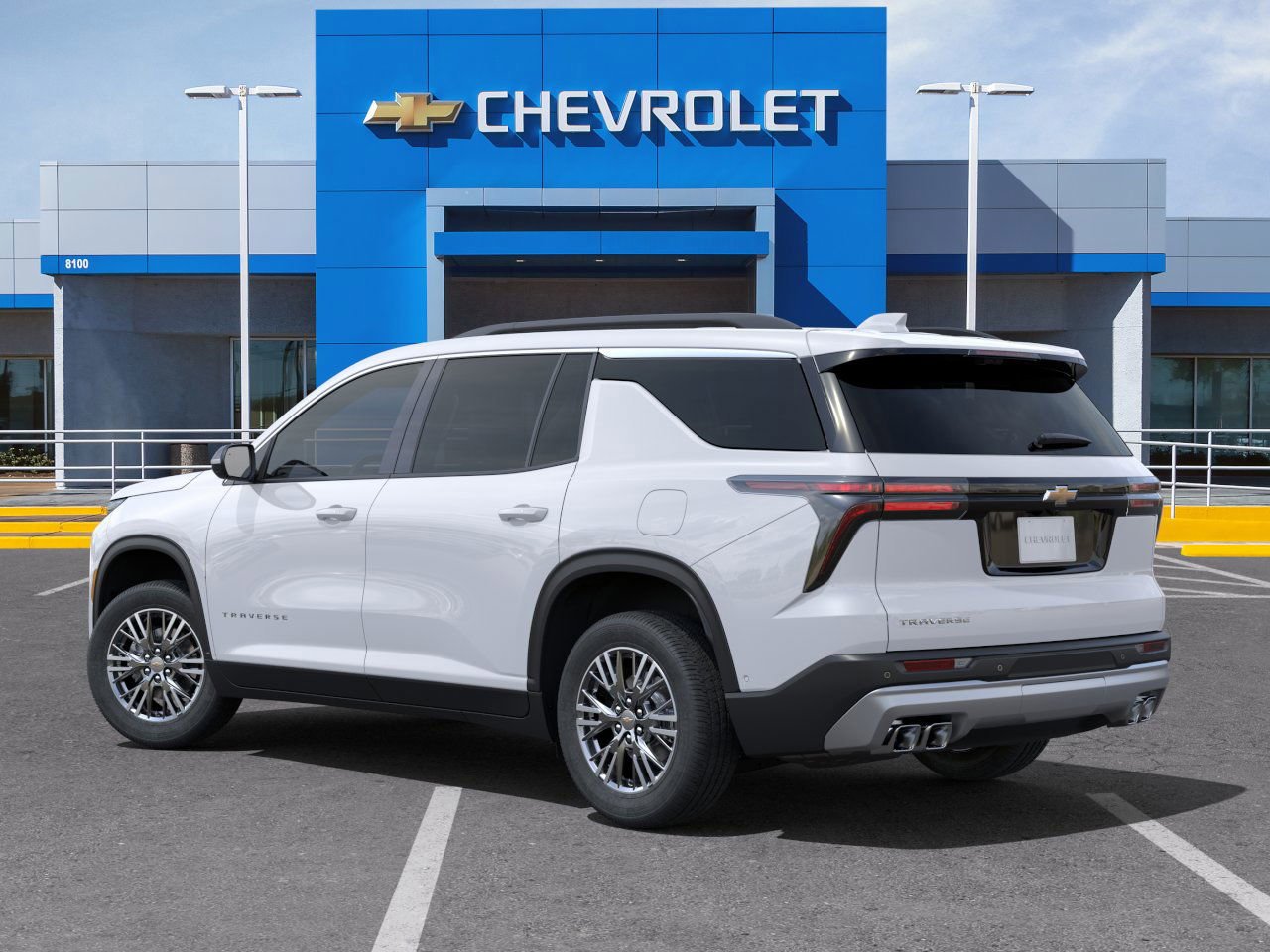 2025 Chevrolet Traverse LT White at Classic Elite Chevrolet Sugar Land