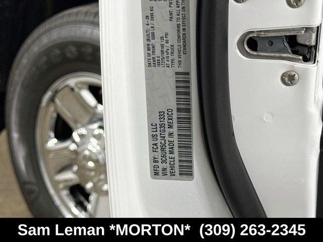New 2026 Bright White Clear-Coat Exterior Paint Ram Tradesman image 30